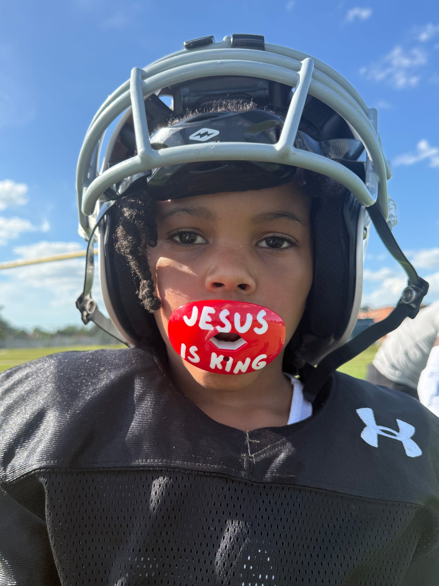 Jesus Is King Football Mouth Guard