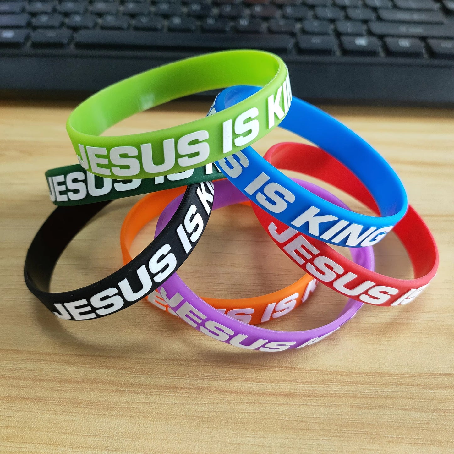 Jesus is King Wrist bands