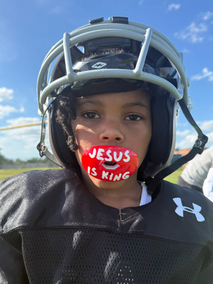 Jesus Is King Football Mouth Guard