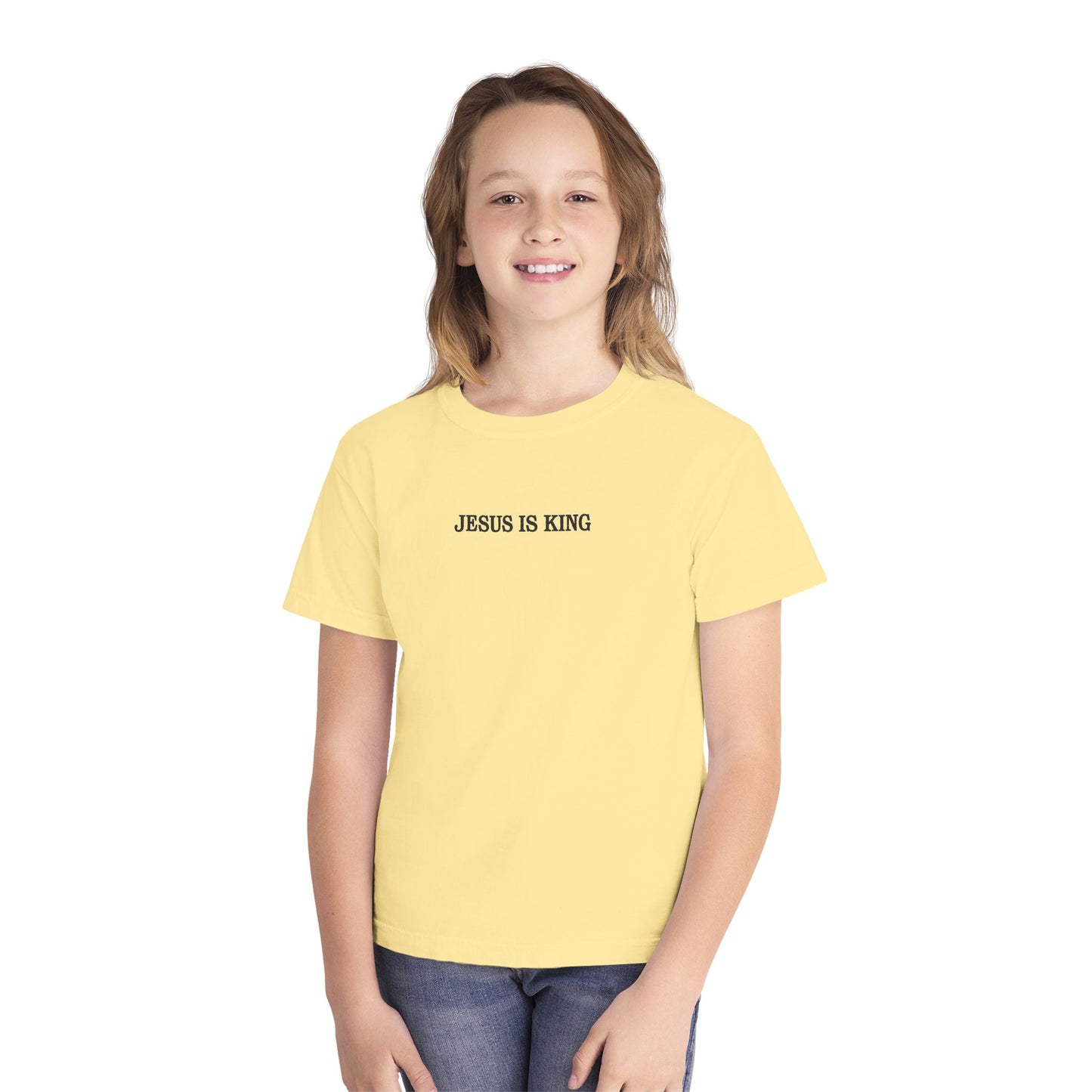 Youth Tee — JESUS IS KING