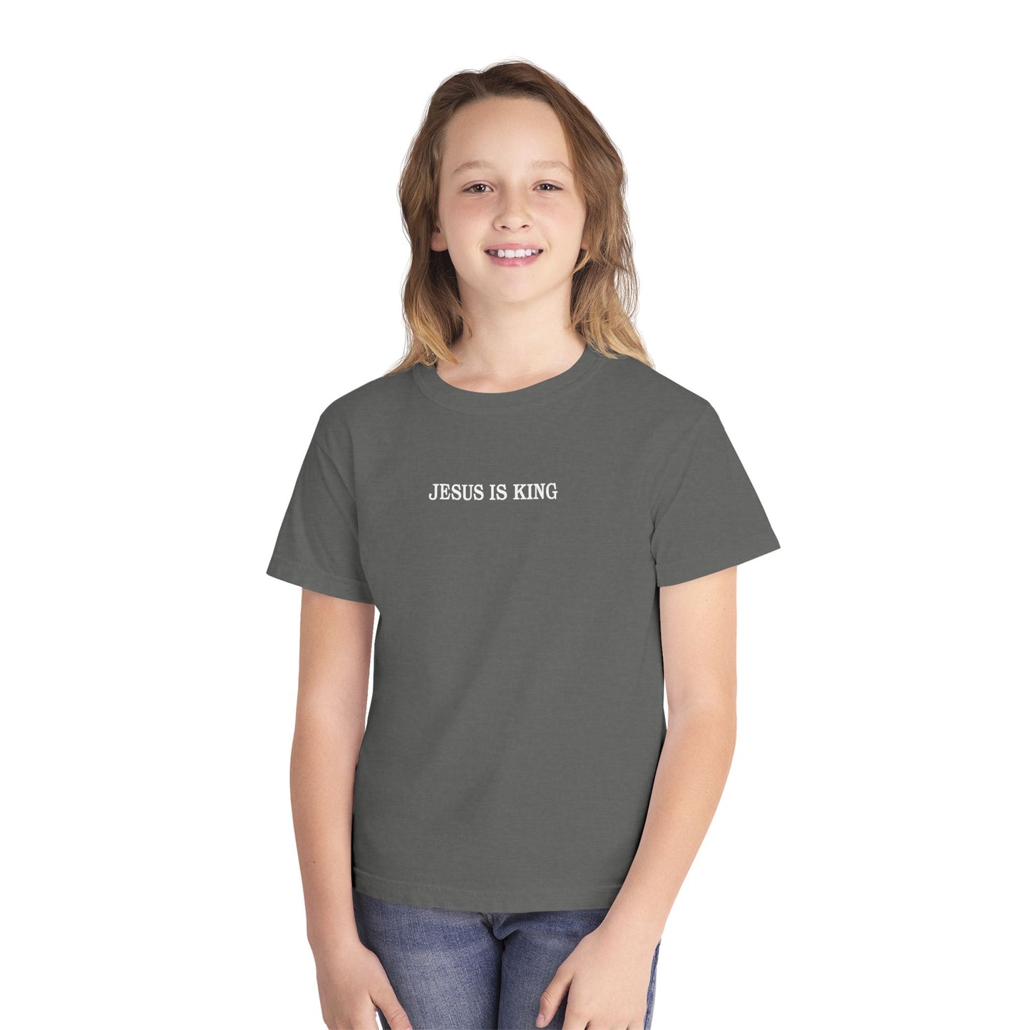 Youth Tee — JESUS IS KING