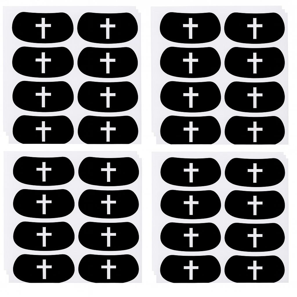 Bible Verse Football Eye Black Stickers