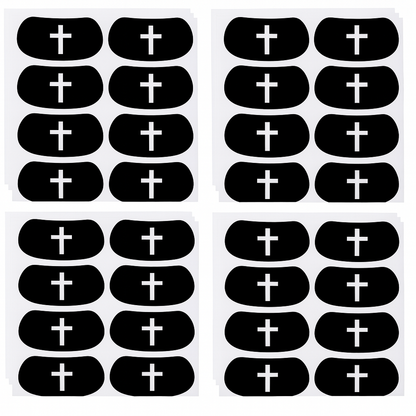 Bible Verse Football Eye Black Stickers