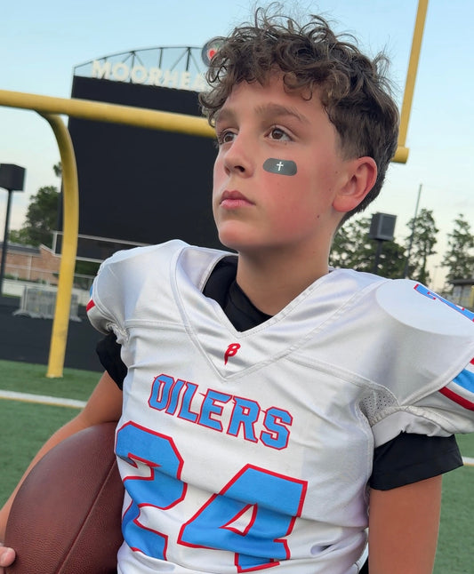 Bible Verse Football Eye Black Stickers